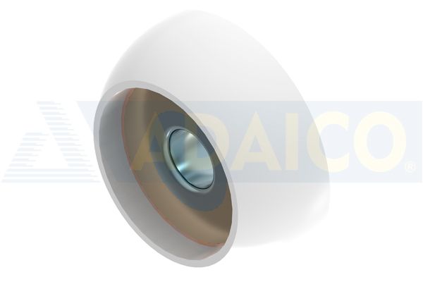 PACK 10 WHEELS P/RULETA 0801007 Ø35X12 NYLON WHITE