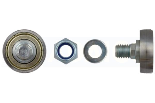 WHEEL Ø24X8X7 STEEL W/WASHER M8  (PACK 10 UNITS)