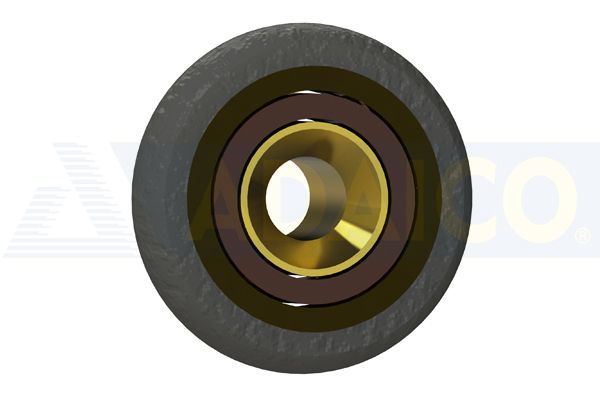 PACK 10 WHEELS NYLON ADA-SLIDER CLASSIC Ø25X11