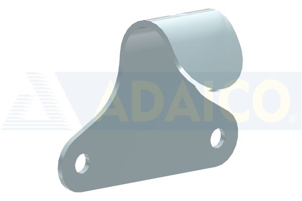 FLAT HOOK 42X60X24 E=1.5 ZINCPLATED