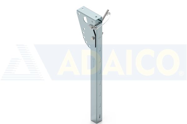 Sivusuojan kiinnike 734x150x60 mm, ZN