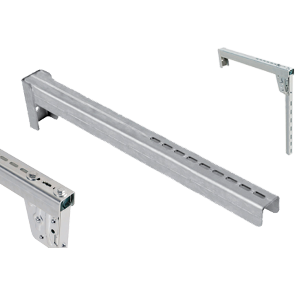 Sideguard support 800x150x73, adjustable