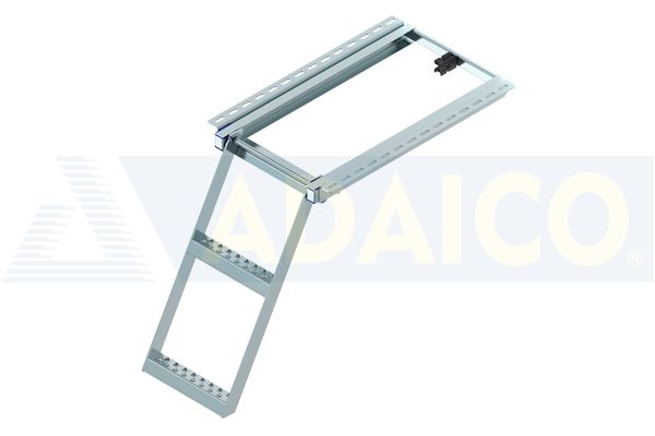 Folding ladder 530x420, 2-steps, ZN