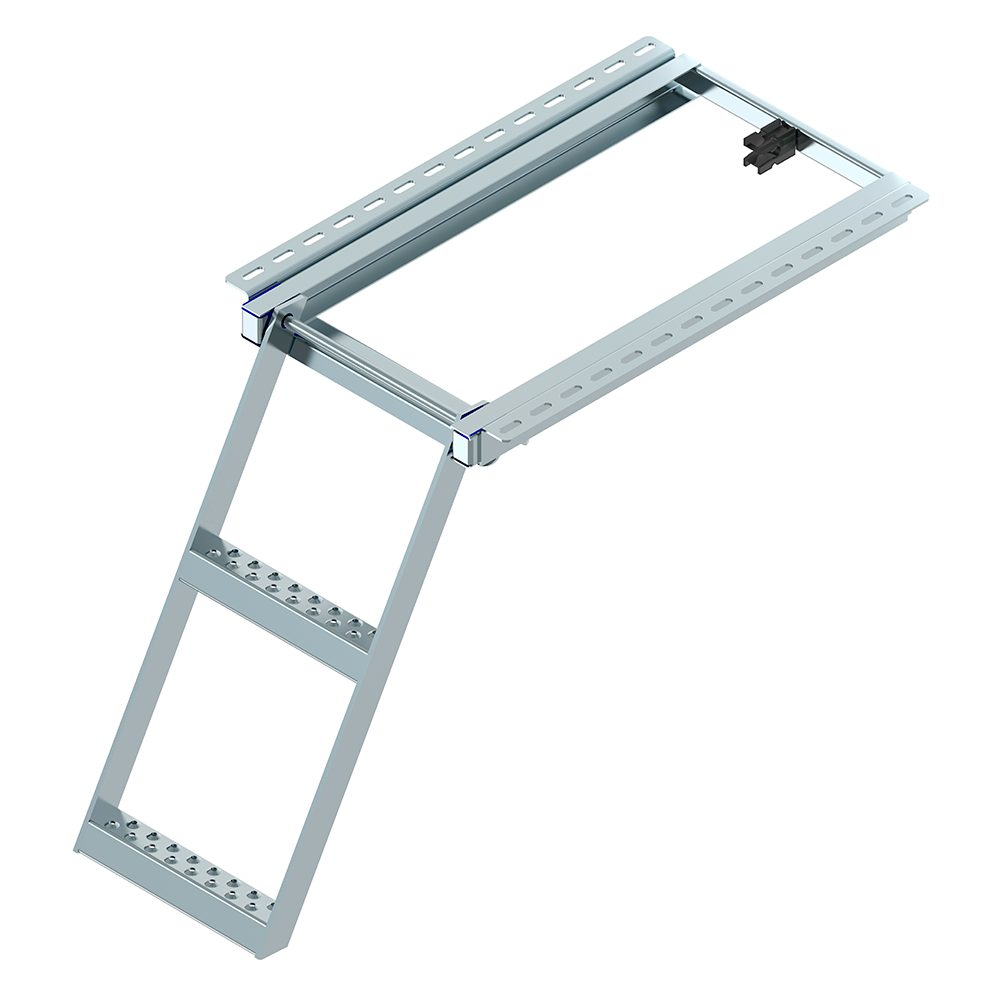 Folding ladder 460x420 mm, 2-steps, ZN