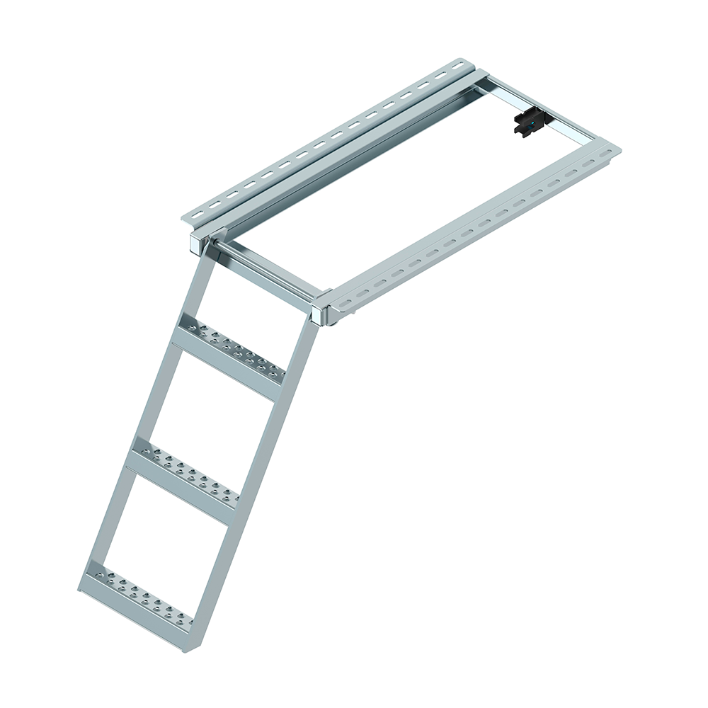Folding ladder 600x420 mm, 3-steps, ZN
