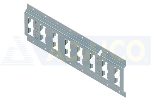 Sidontakisko combi 3050x131x12, sinkitty teräs