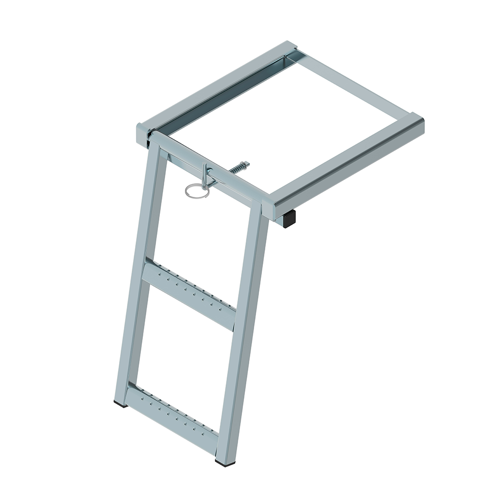 Folding ladder 508x325 mm, 2-steps, ZN