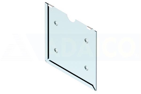 ADR-sign holder 300x300 mm, SS