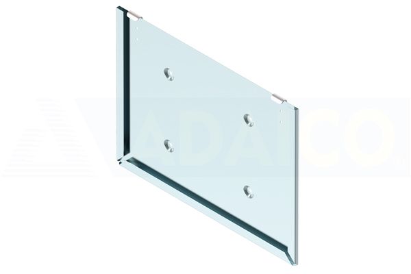ADR-sign holder 400x300 mm, SS