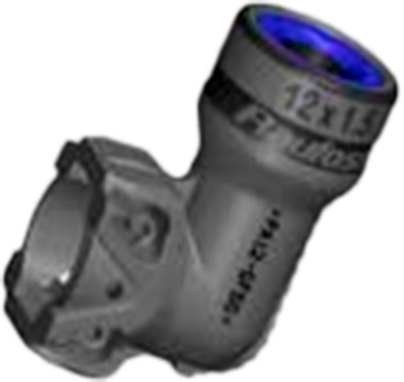 Raufoss kulmaliitin 90 ast. 15x1,5 - HD Sarja ABC, webshopProducts - 