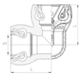 Raufoss Kulmaliitin 90 ast. 2x R-Sarja ABC, webshopProducts - 