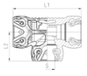 Raufoss T-Liitin 3x HD Sarja ABC, webshopProducts - 