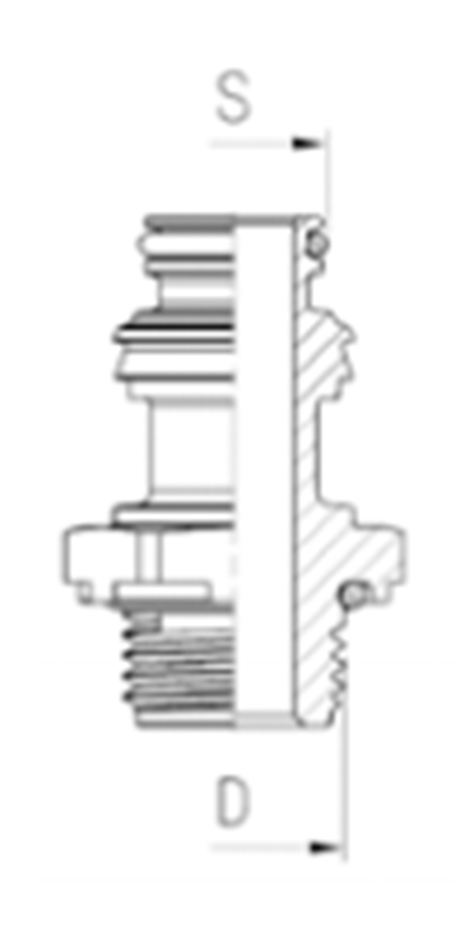 Raufoss LV-Pyöriväliitin m22-m16 - R-Sarja ABC, webshopProducts - 