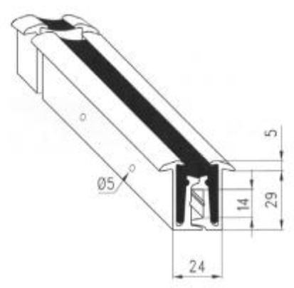 Alusarana 2400x29 mm Polial, webshopProducts - 