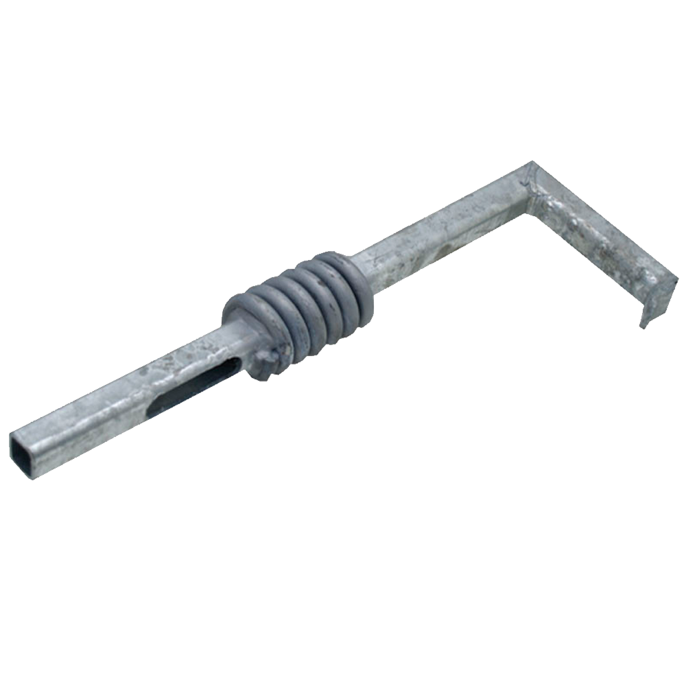 Spring loaded step 30x30, 169/505 mm, HDG