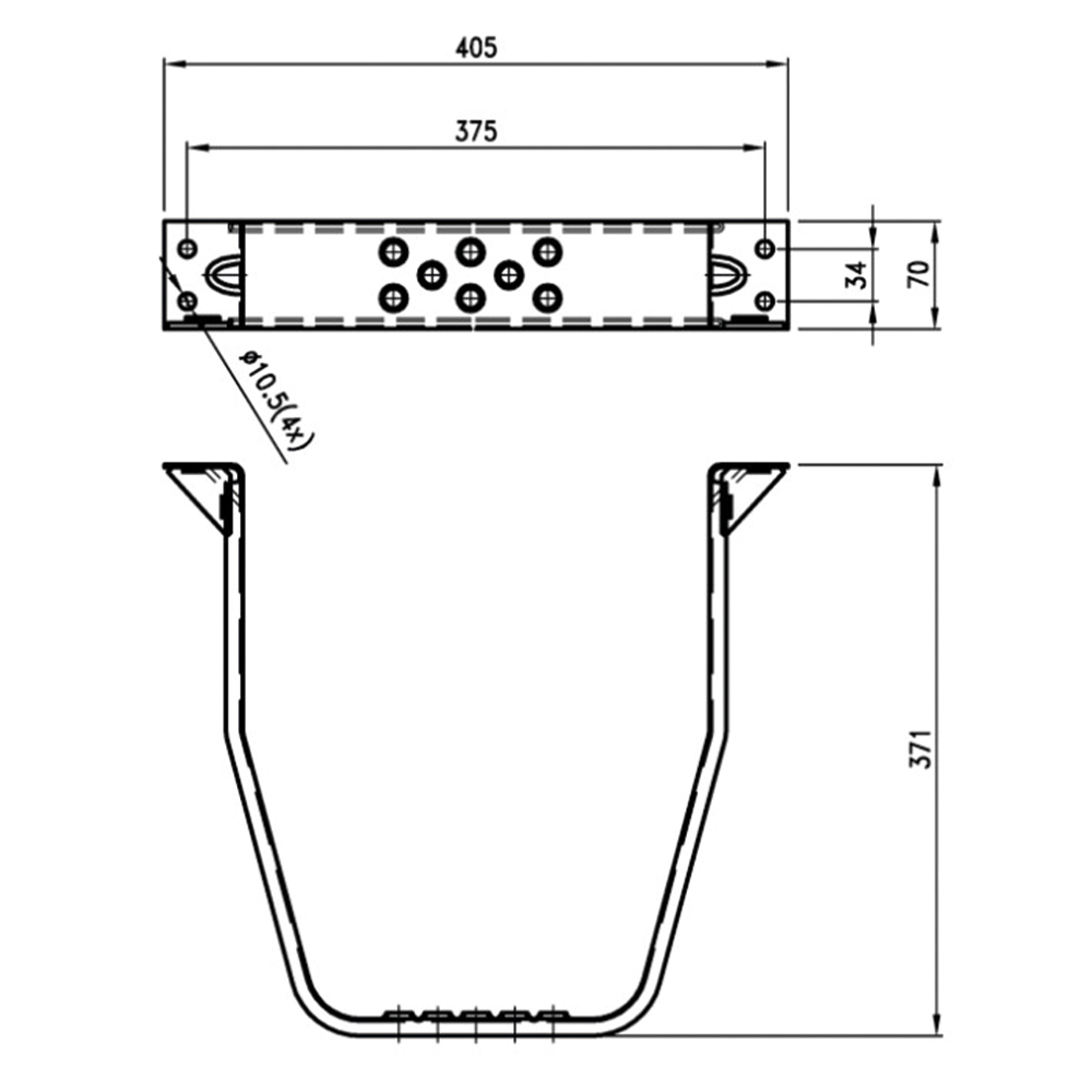 Askelma 371x405x70 mm, ZN, webshopProducts - 