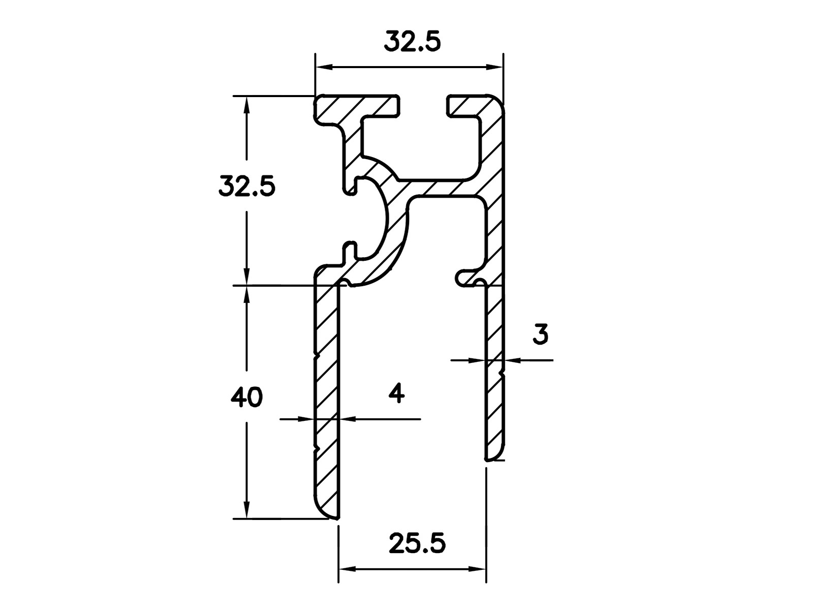 Edge profile K5, webshopProducts - 