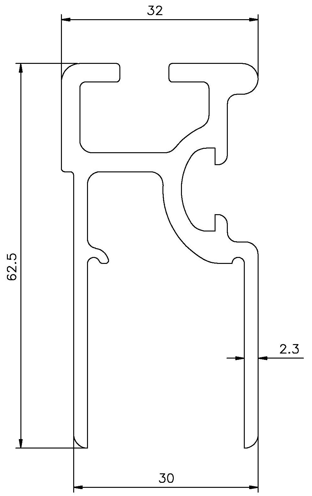 Edge profile, webshopProducts - 