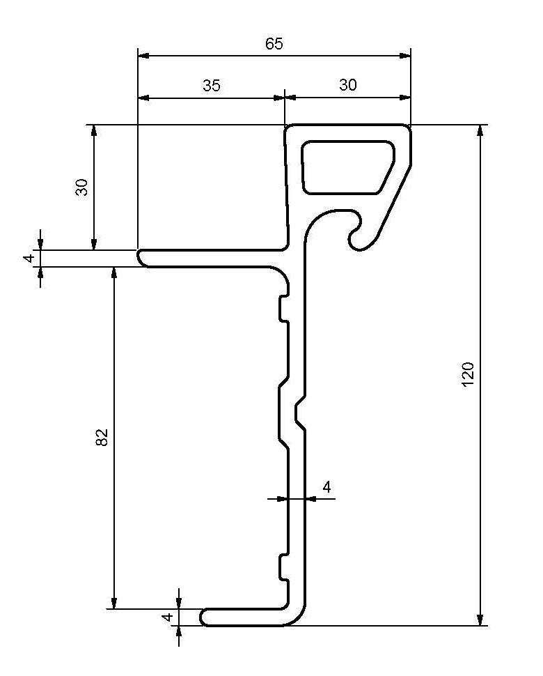 Edge profile, aluminium, webshopProducts - 