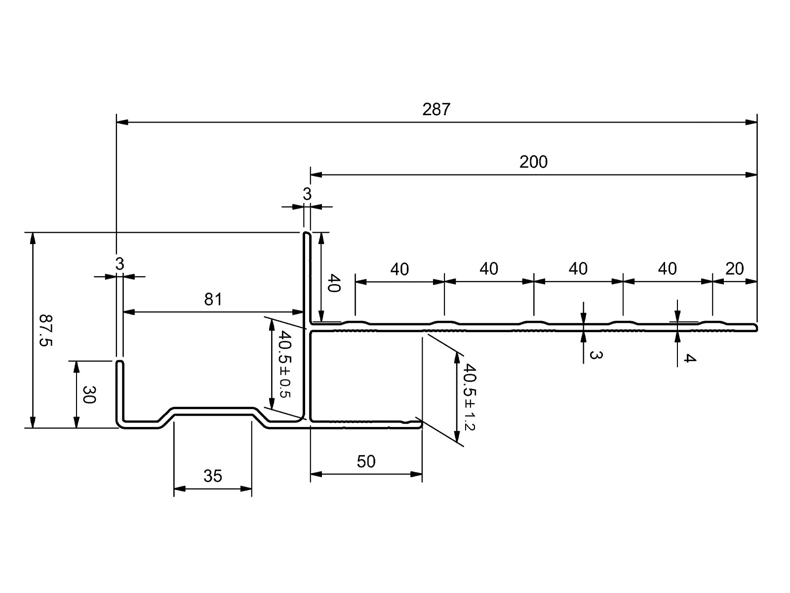 Load bed edge, webshopProducts - 