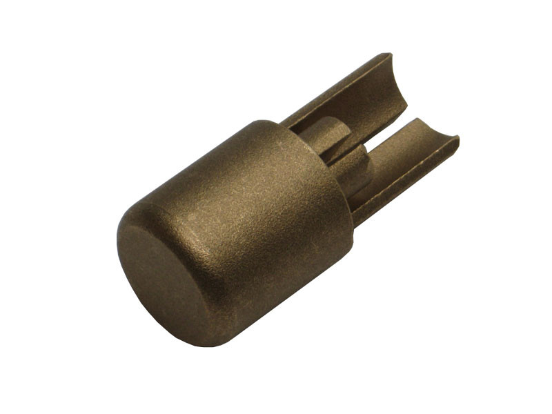 Sivuverhonkiristimen putken pääty Ø27, messinki