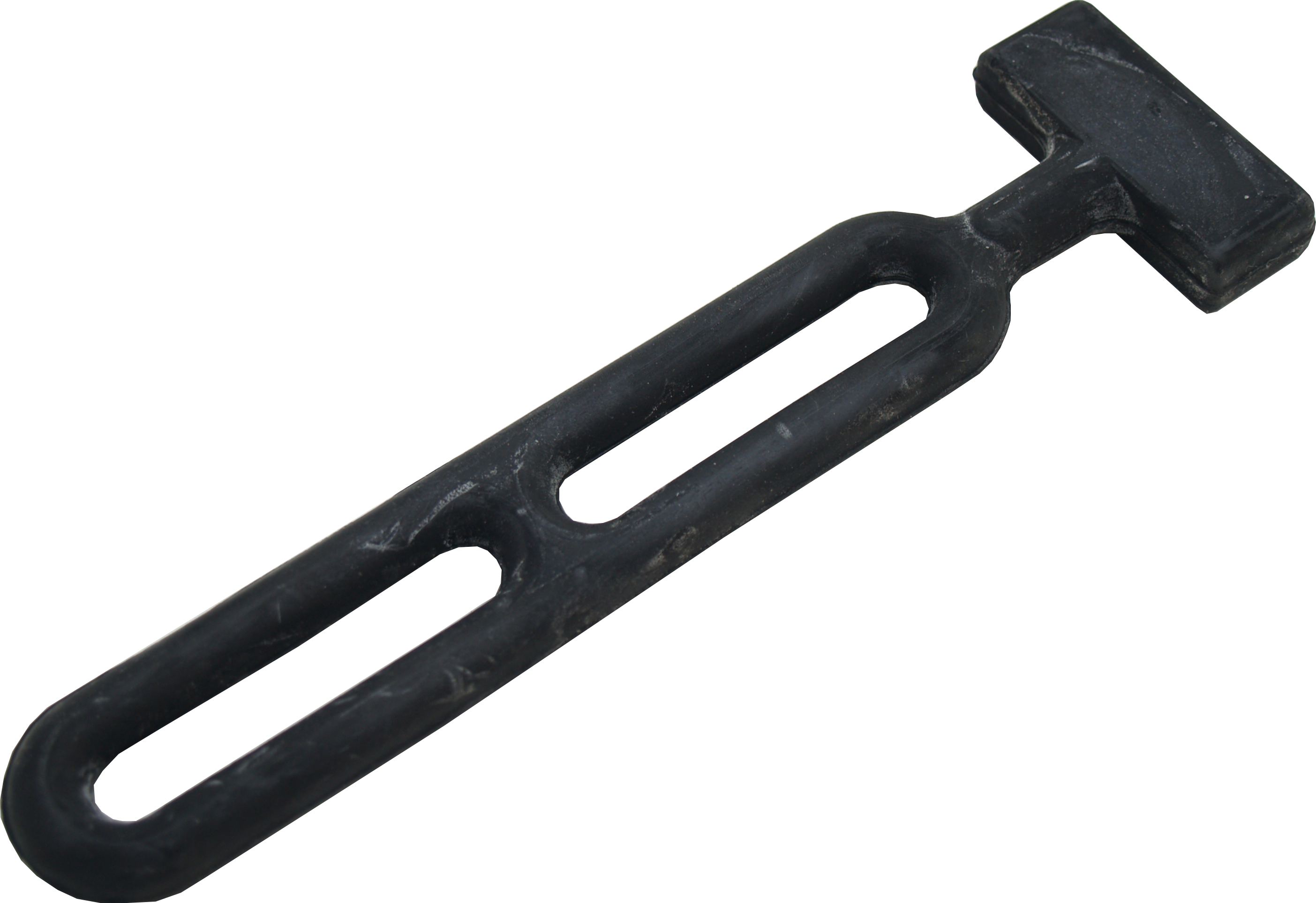 Rubber tarp T-strap 160mm, 2 holes, webshopProducts - 