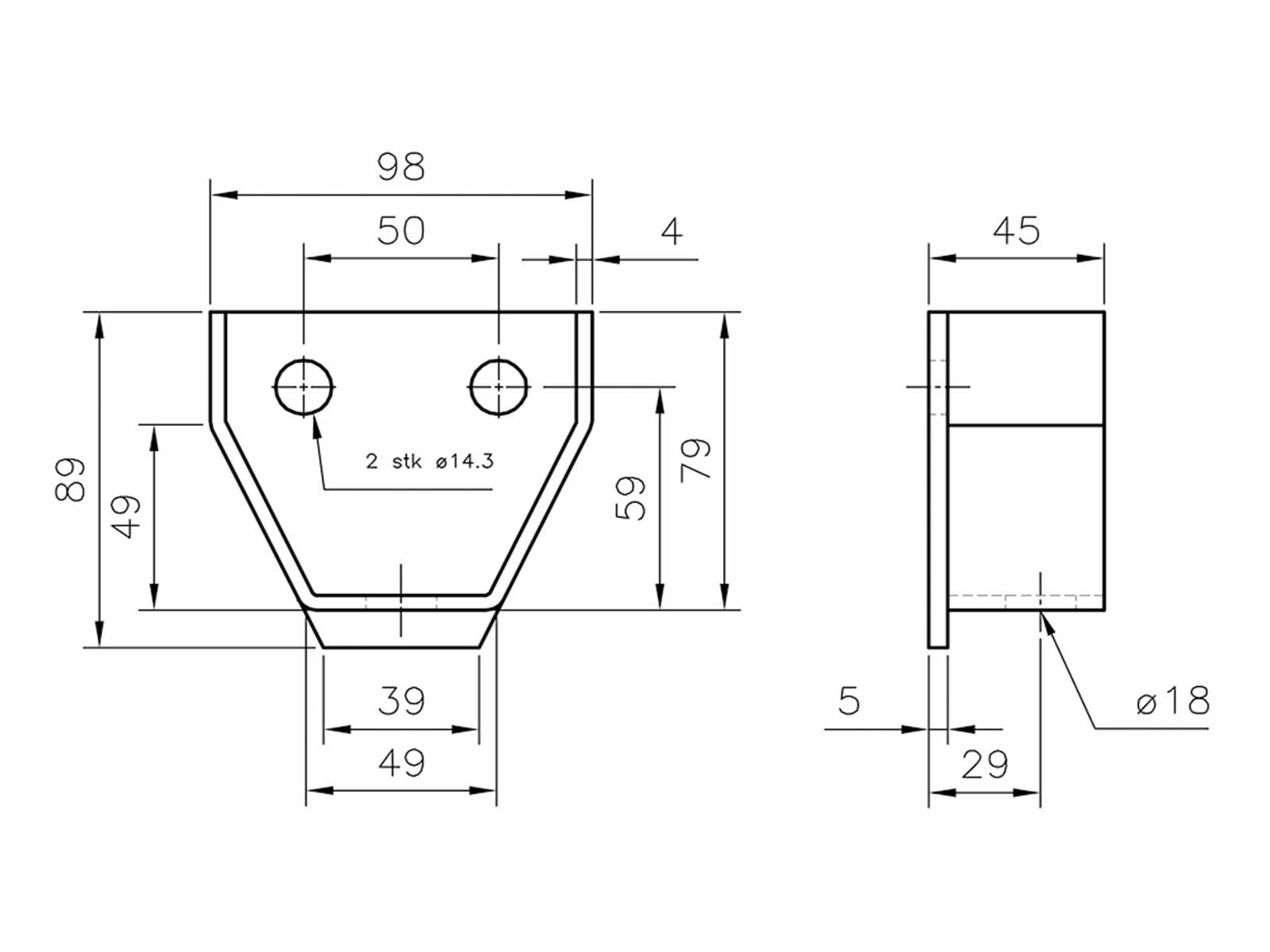 Runkokiinnike flexi 98x89 mm, KZN, webshopProducts - 