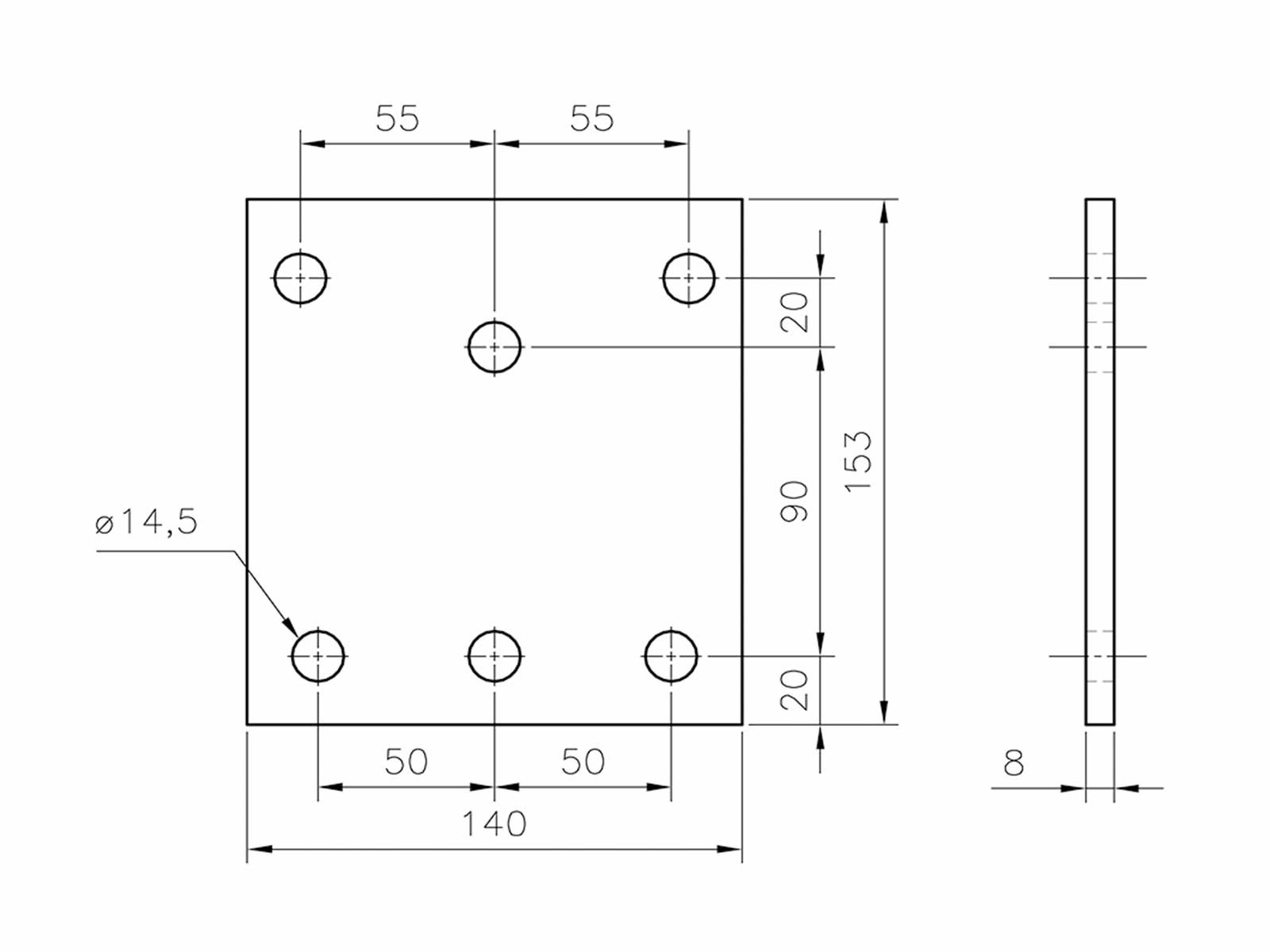 Bracket plate, webshopProducts - 