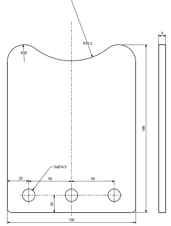 Bracket plate, webshopProducts - 