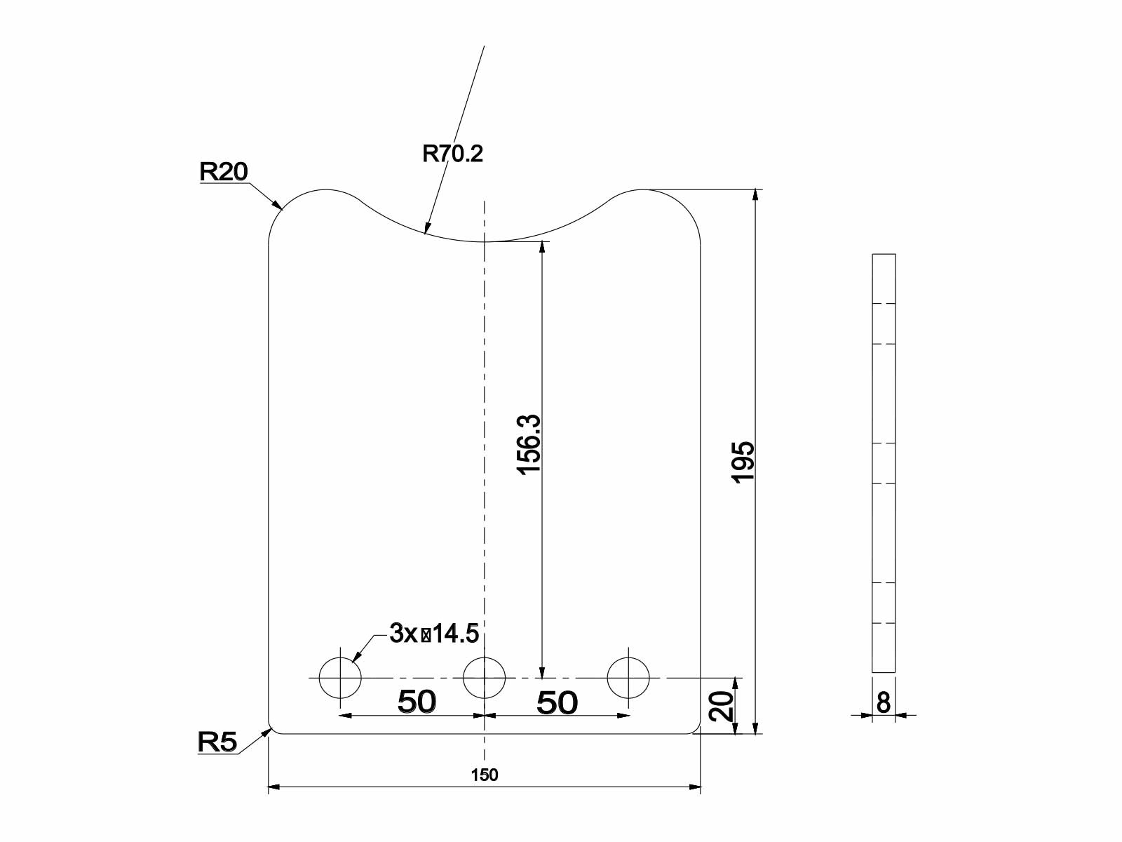 Bracket plate, webshopProducts - 