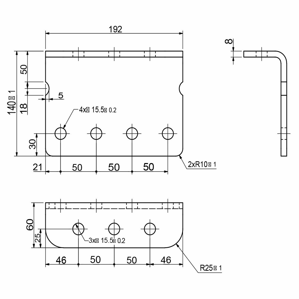 Runkokiinnike 192x140 mm, alakannake, webshopProducts - 