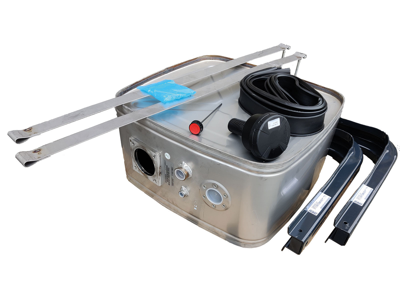 Hydraulic tank 160L, 550x570x600 mm, SS