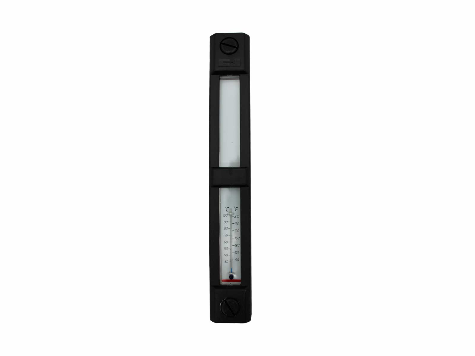Level meter with temperature gauge