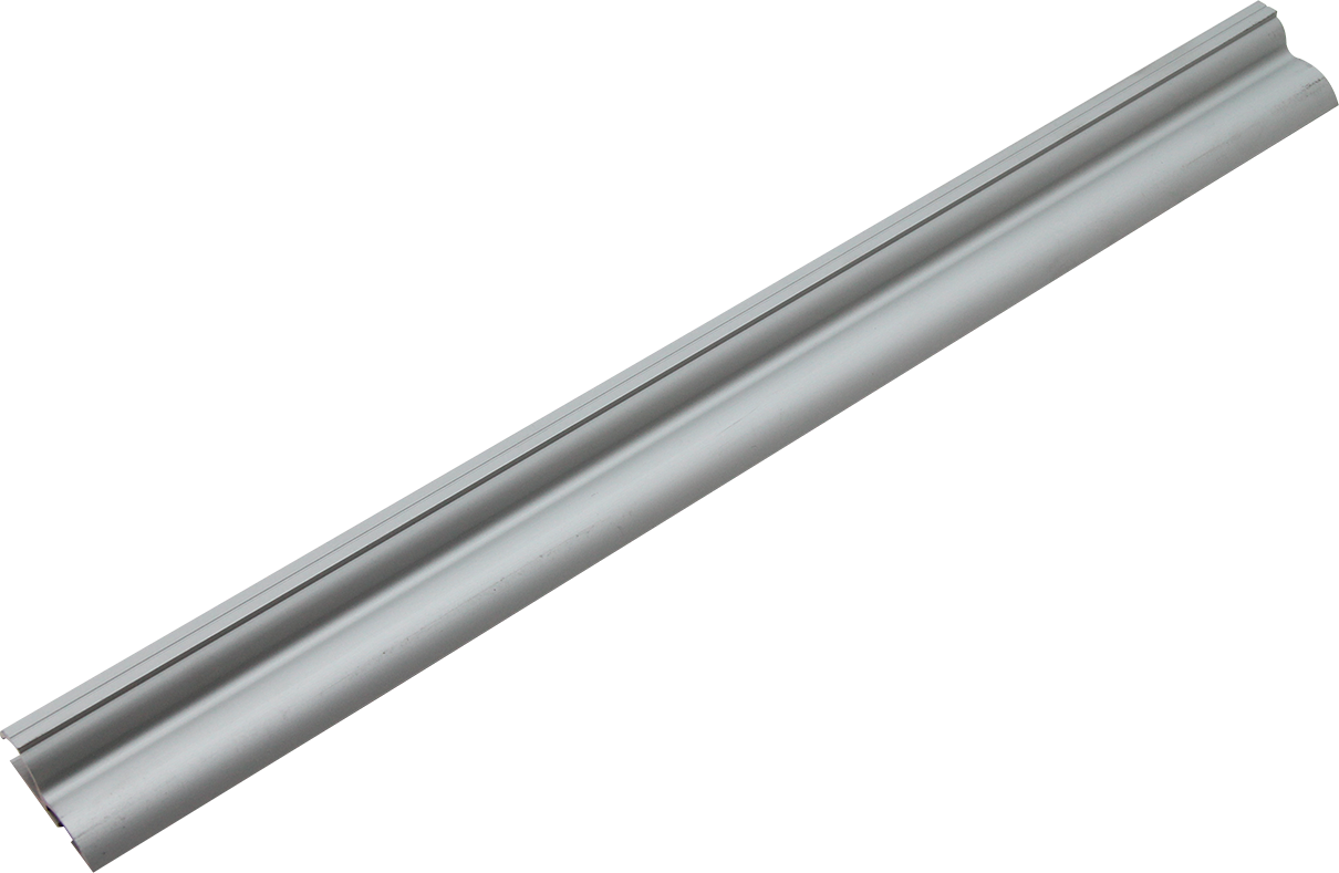 Mudflap saddle 2500mm aluminium, anodiced