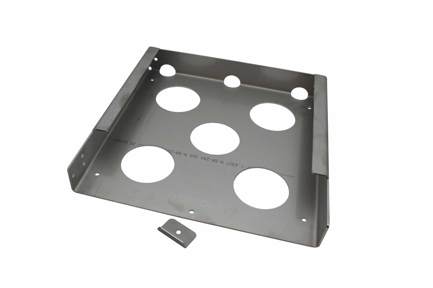 Outrigger pad holder 600x50/600x60 mm, SS