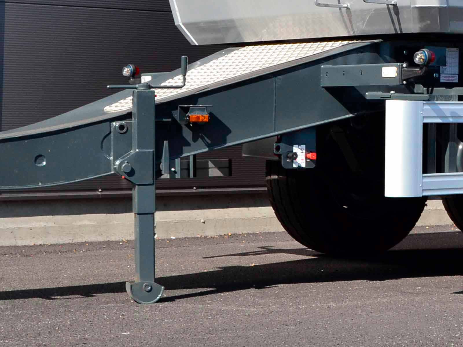 Support leg with roller foot for Trailer +100 mm, webshopProducts - 