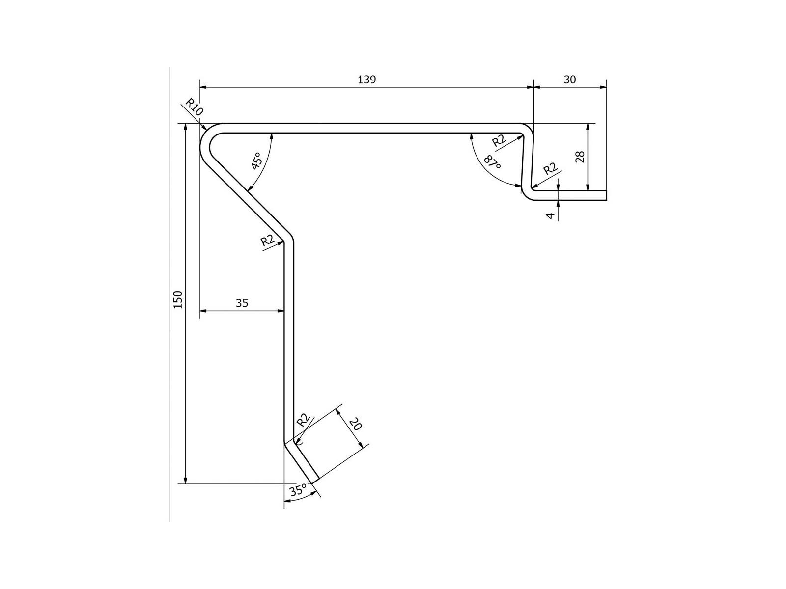 Edge profile, webshopProducts - 