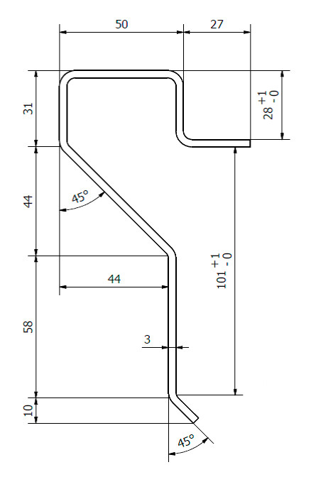 Edge profile, webshopProducts - 