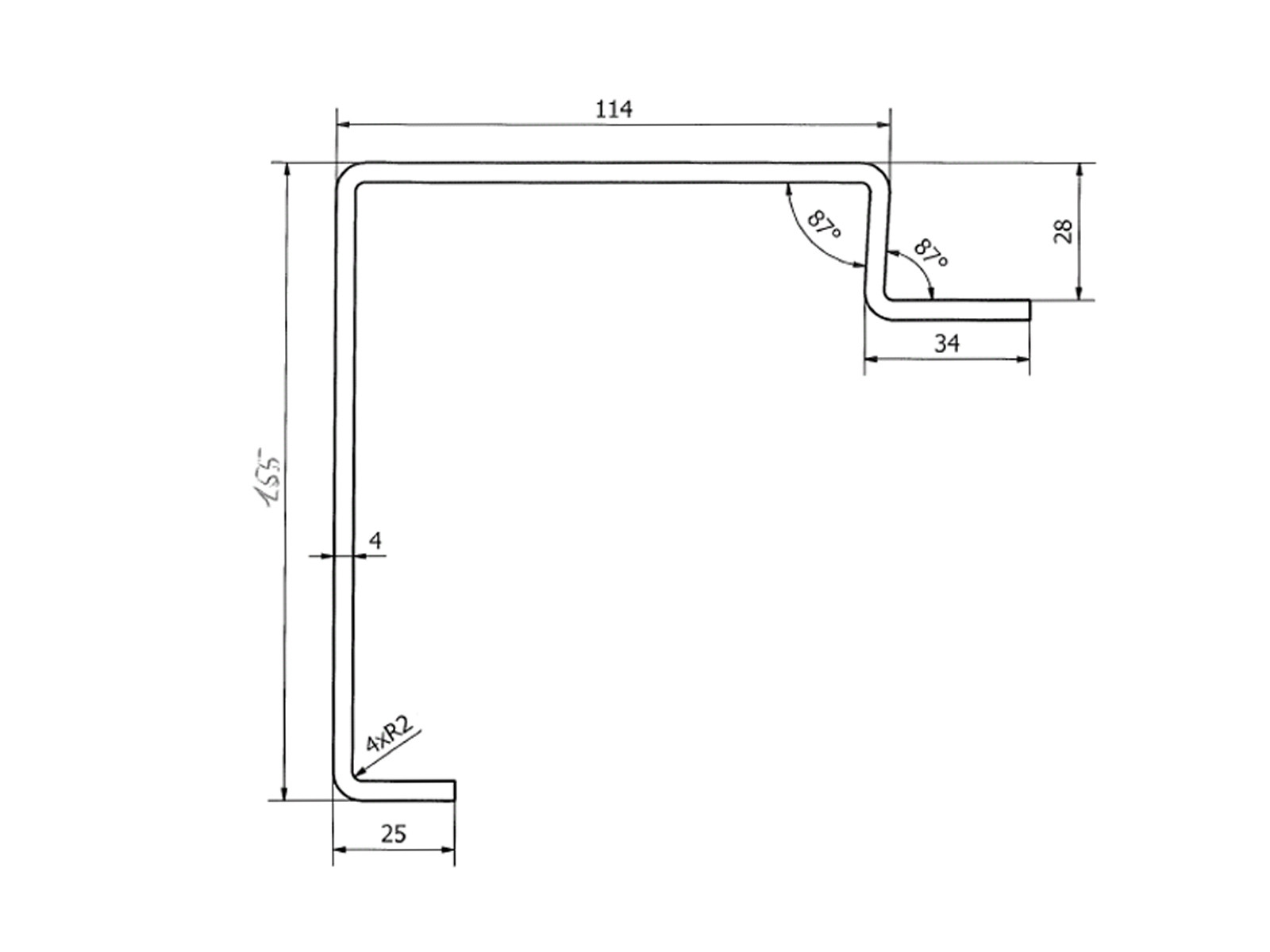 Edge profile, webshopProducts - 
