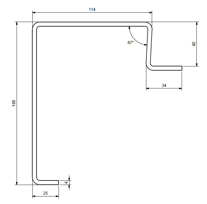 Edge profile, webshopProducts - 