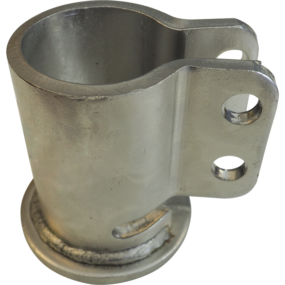 Bushing, bolt-on, 2-holes, ss